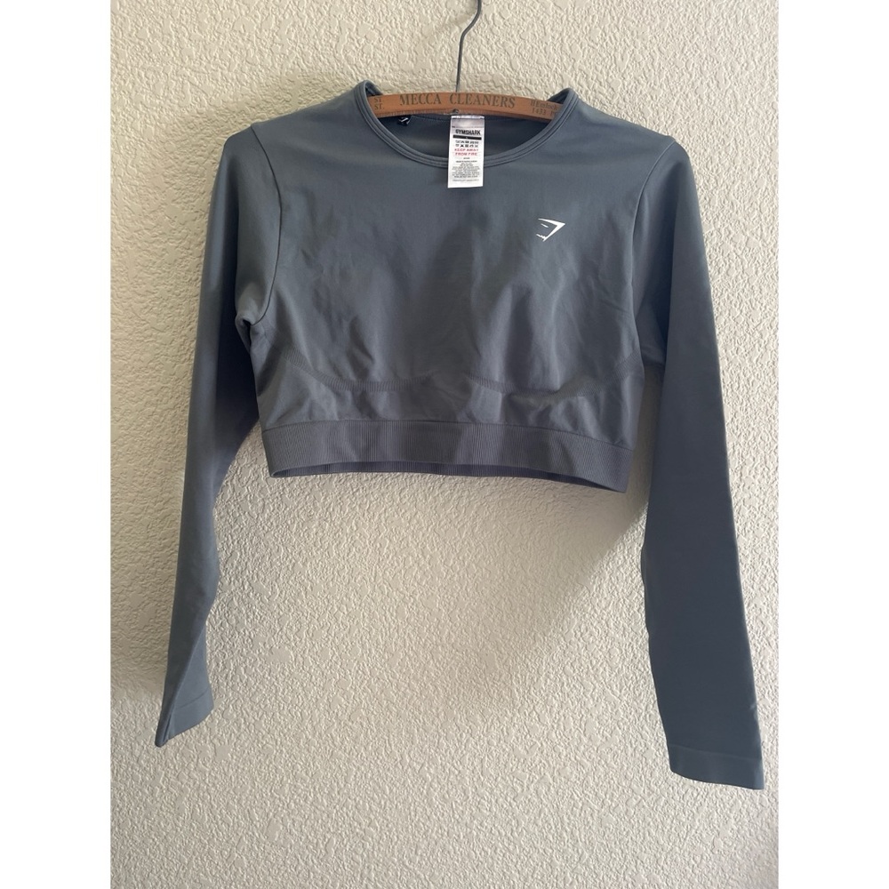 Gymshark Gray Crop Top Women’s Size Large